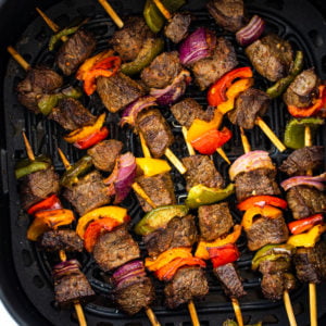 Cook for 10-12 minutes, flipping halfway through until charred on the outside and tender on the inside.