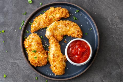 Serve chicken tenders