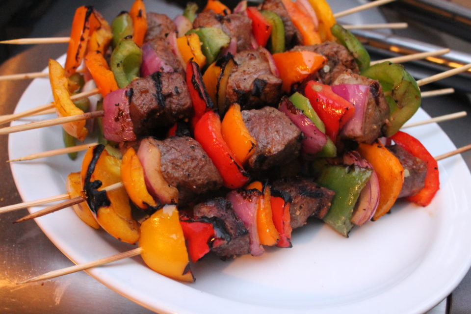 Air Fryer Steak Kabobs