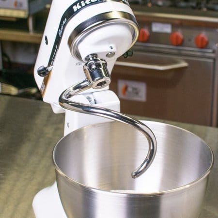 Spiral dough hook for stand mixer