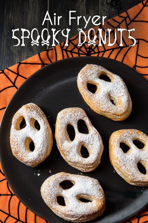 Air Fryer Halloween Spooky Donuts