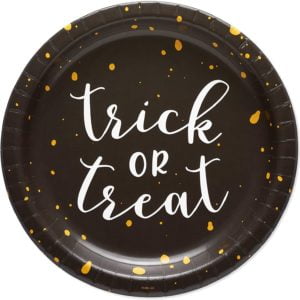 Trick-or-Treat Paper Dinner Plates