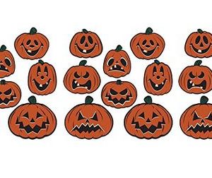 Beistle Vintage Halloween Pumpkin Cutouts 24 Piece