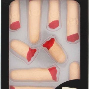 Wilton Industries 10 Count Severed Finger Halloween Icing Decorations Multicolor