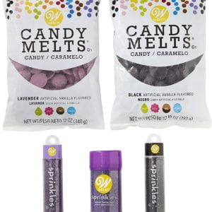Wilton Purple and Black Candy Bark Set 5-Piece
