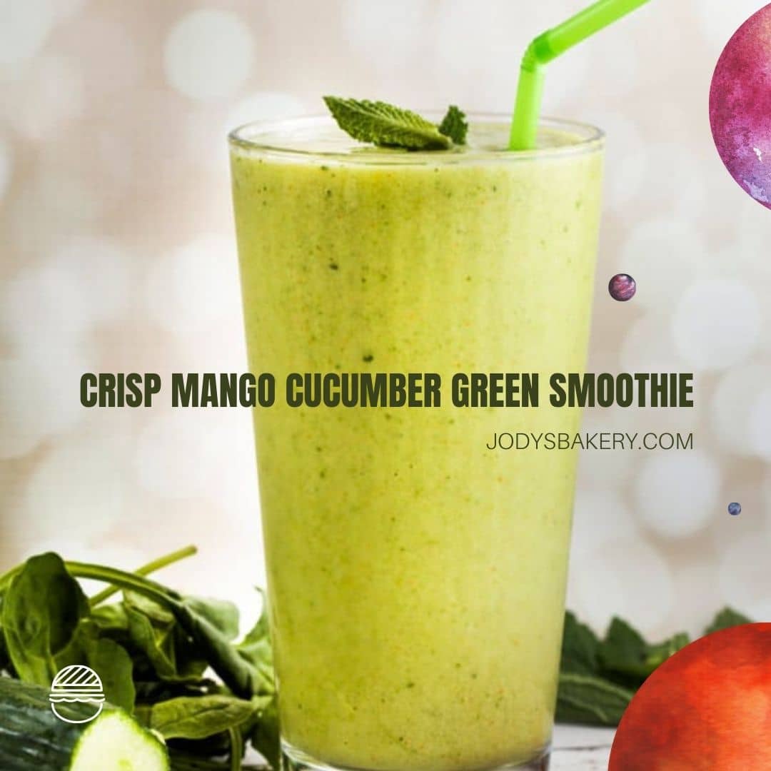 Crisp Mango Cucumber Green Smoothie