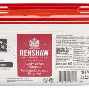 RENSHAW Fondant Icing - Black