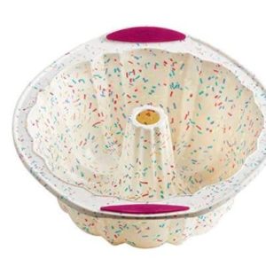 Trudeau 5118558 Structure Fluted Cake Pan Silicone Bakeware