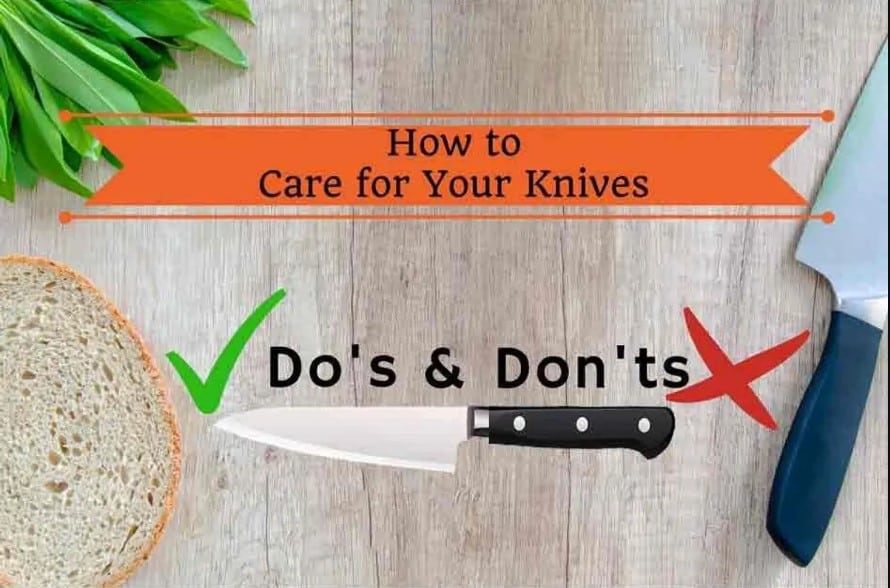 HOW TO TAKE CARE OF KNIVES