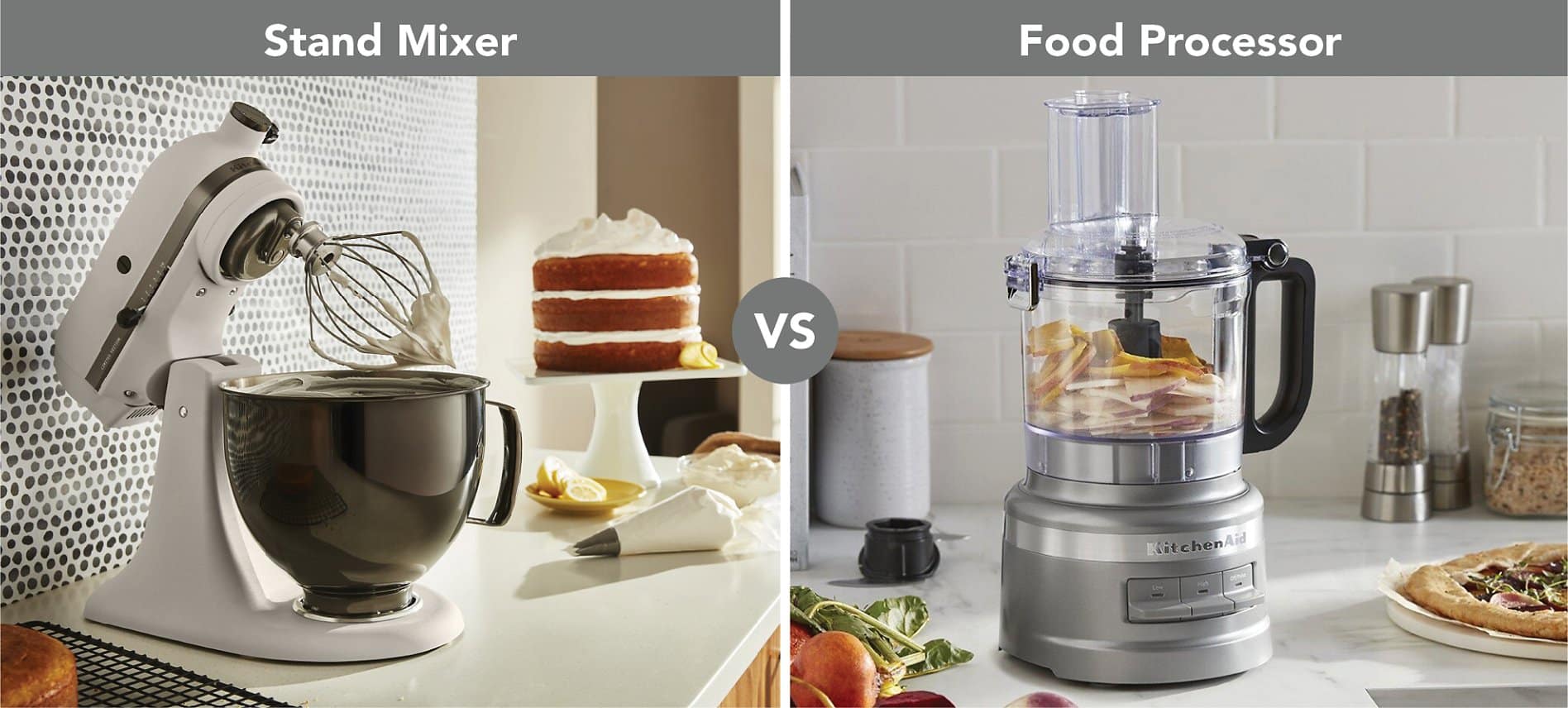 Stand Mixer Vs. Food Processor