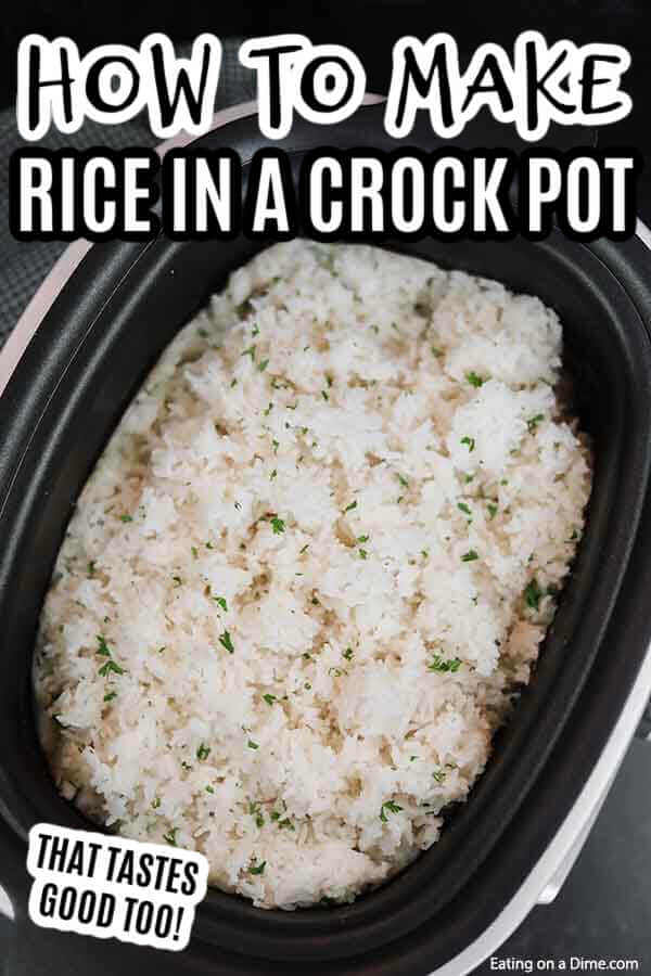 Can you cook rice in Crockpot