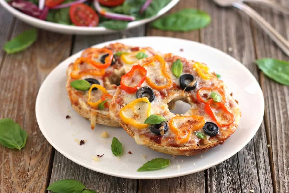 Toaster pizza bagel