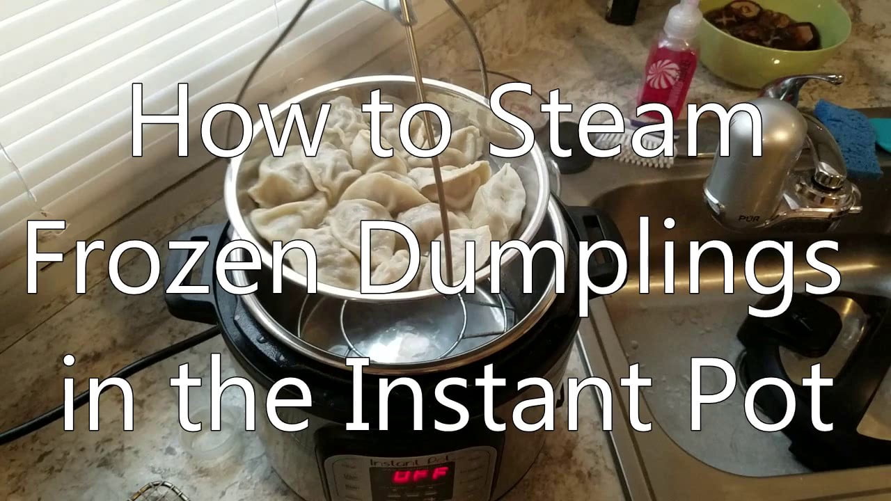How to steam dumplings in Instant Pot