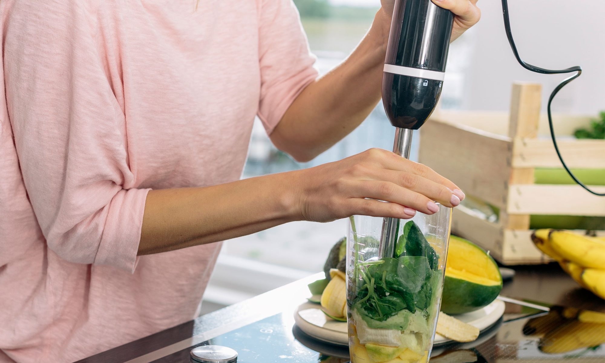 How to use immersion blender for protein shakes