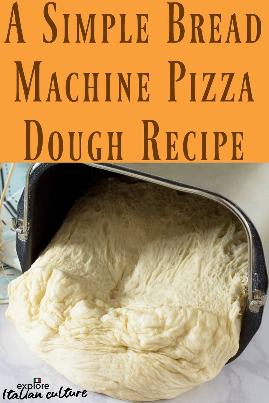 Italian pizza dough bread machine