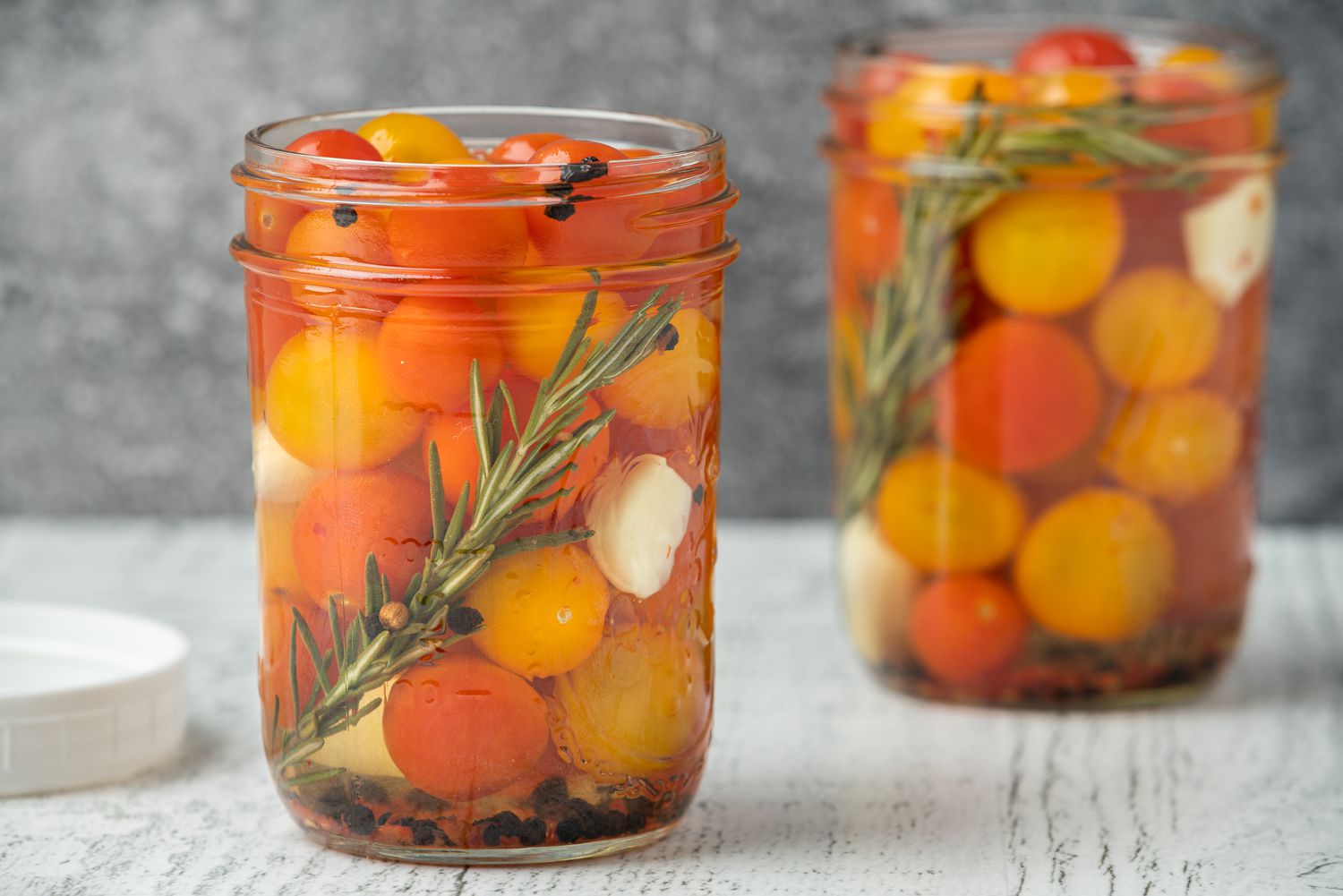 Pressure Canning Pickled Cherry Tomatoes