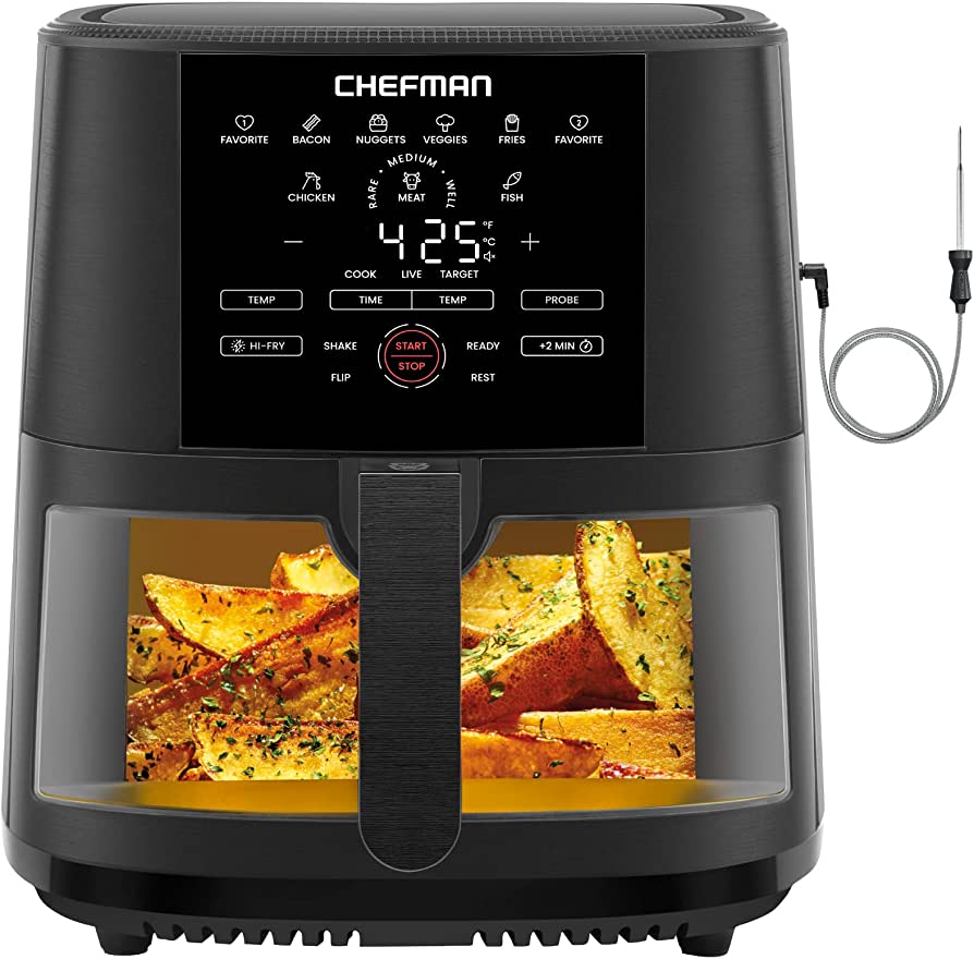 Chefman Air Fryer 8 Qt with Probe Thermometer