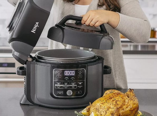 What is the benefit of the Ninja Foodi pressure cooker