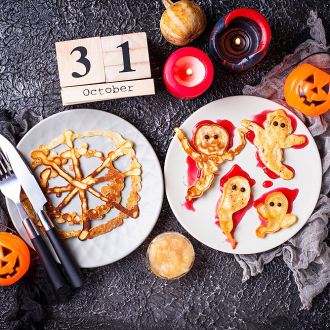 Halloween crepes