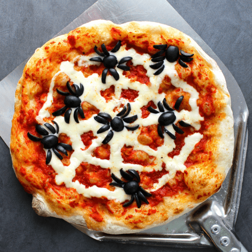 Halloween pizzas