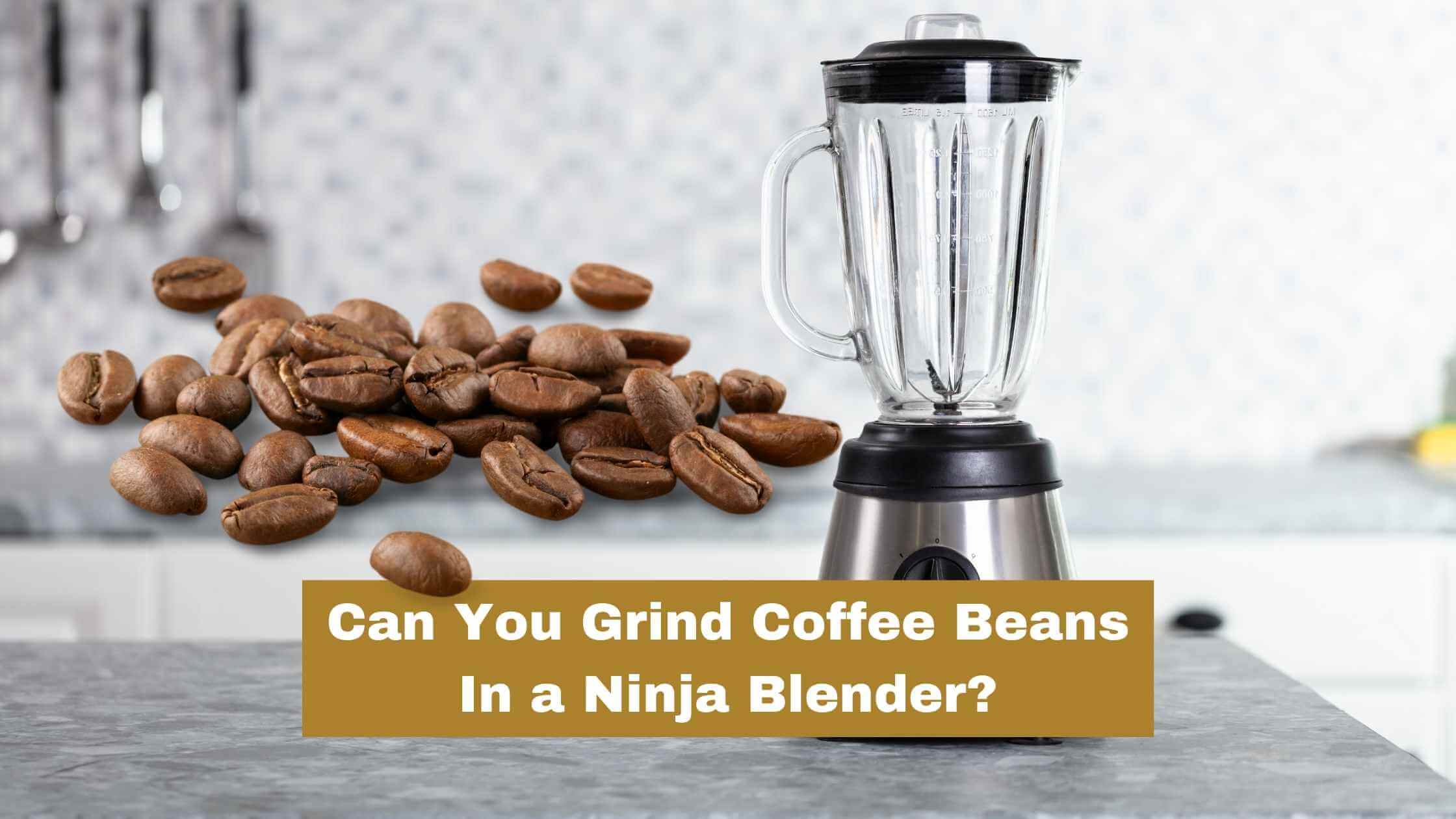 Can You Grind Coffee Beans with a Ninja Blender