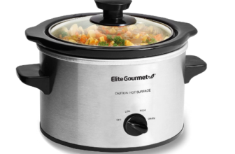 Elite Gourmet Glas Slow Cooker
