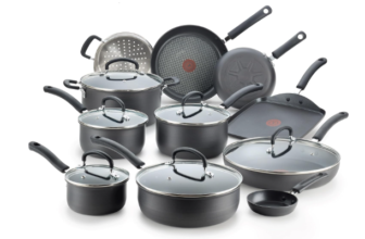 T-fal Ultimate Hard Anodized Nonstick Cookware Set 17 Piece