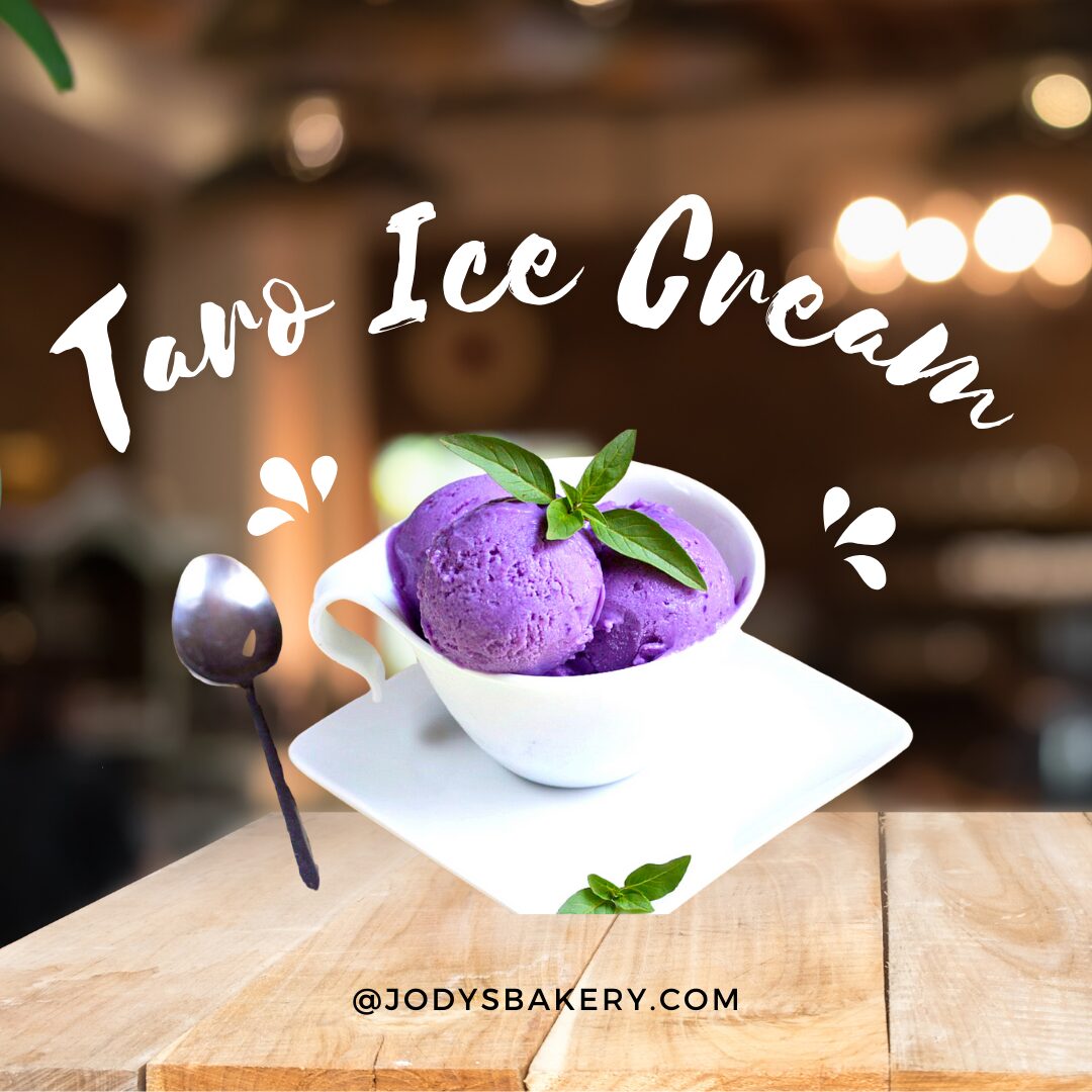 Taro ice cream
