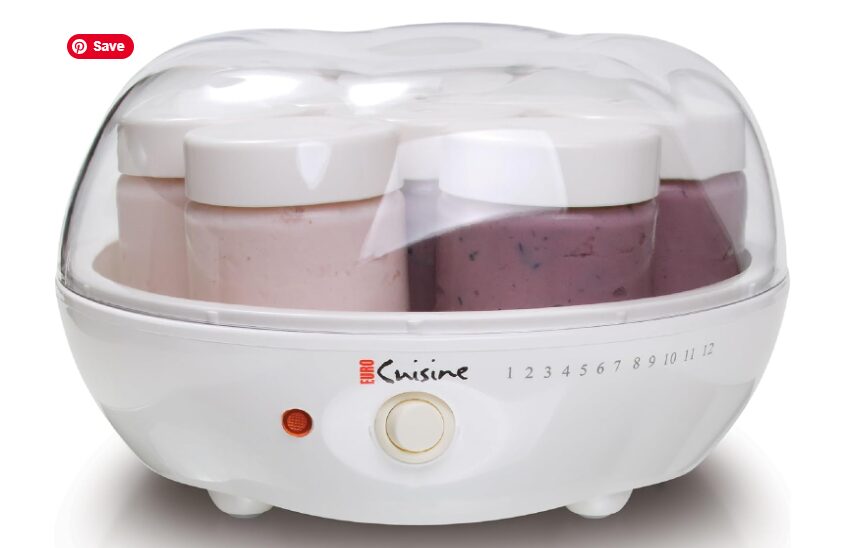 Euro Cuisine YM80 Electric Yogurt Maker Machine