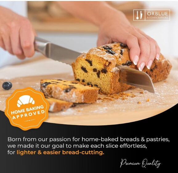 Orblue Serrated Bread Knife