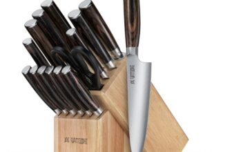 Yatoshi 15 Piece Knife Block Set