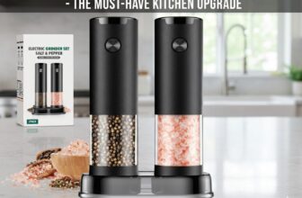 Electric Salt and Pepper Grinder Set