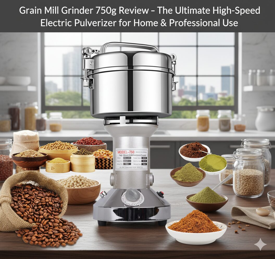 Grain Mill Grinder 750g Review