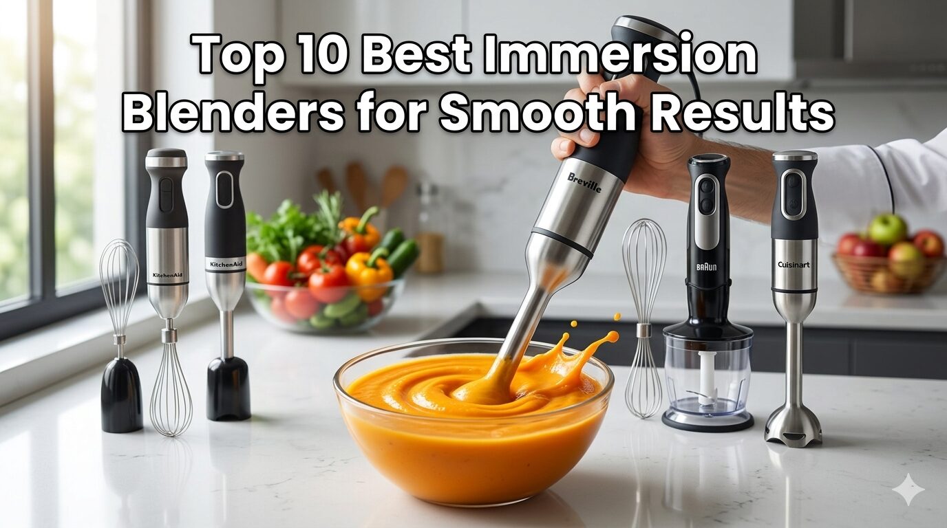 Top 10 Best Immersion Blenders for Smooth Results
