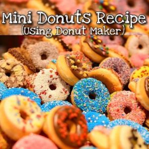 Donut maker recipes