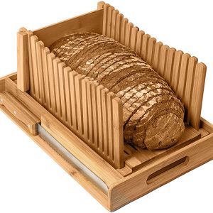 How to use bamboo bread slicer properly